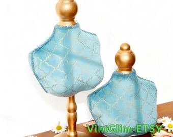Baroque Bust Mannequin: Necklace, Earring & Ring Organizer