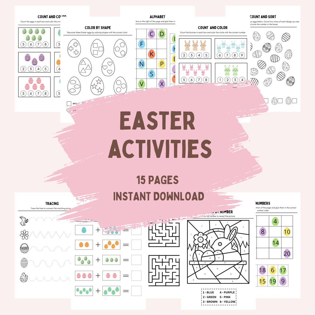 Printable Easter Preschool Activities Worksheets. Printable Kids ...