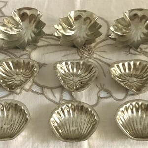 15 Vintage Cooking Baking Desert Appetizer Tin Molds Circa 1950&#39;s