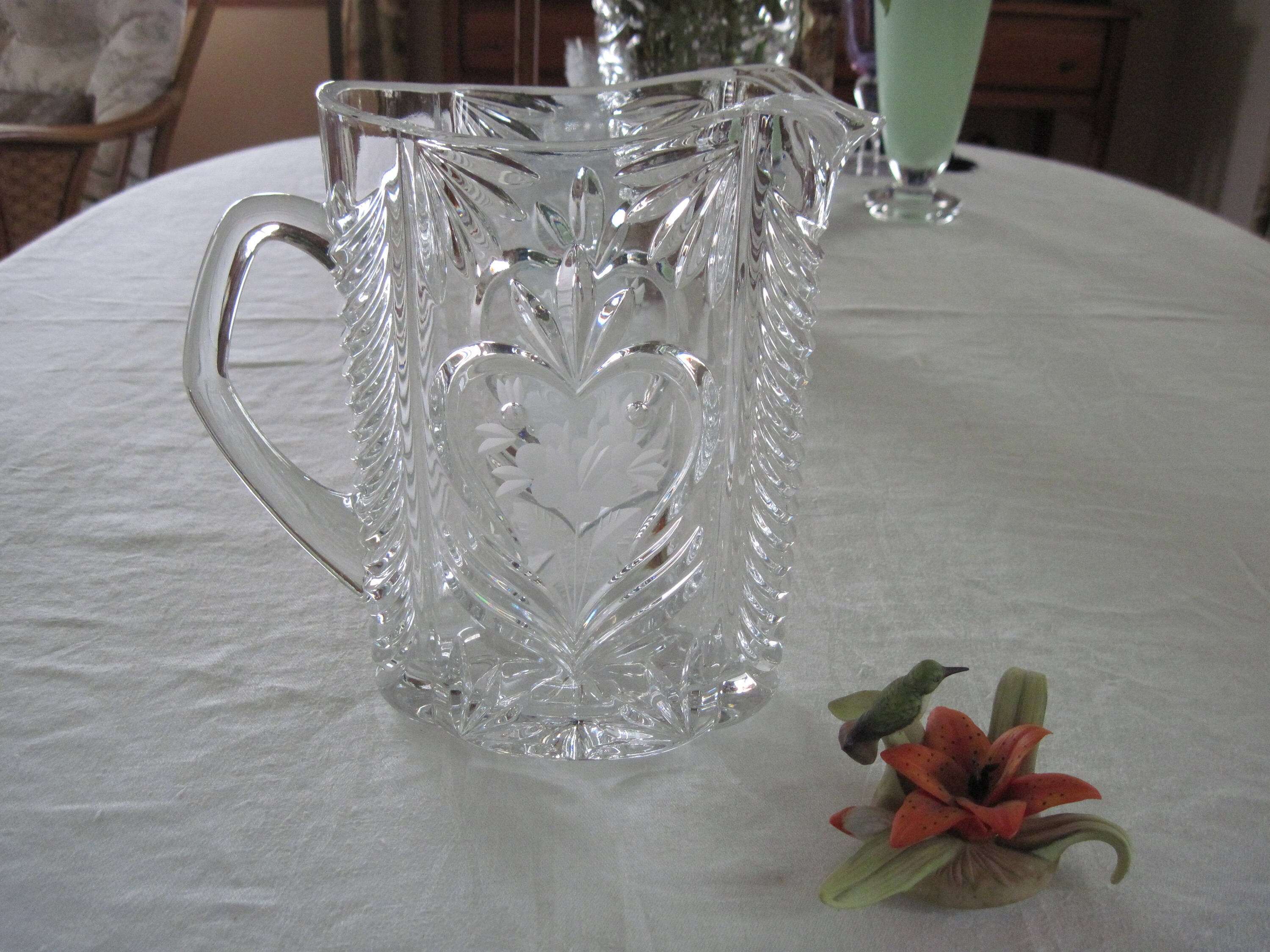 Shot Liqueur Glasses, Clover Leaf Glass, Made in Slovakia, Vintage
