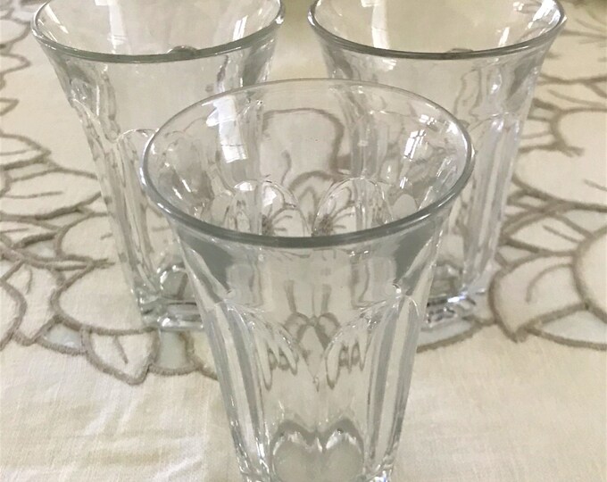 3 Vintage Heisey Colonial Pattern Flared Small Wines Cordial Glasses