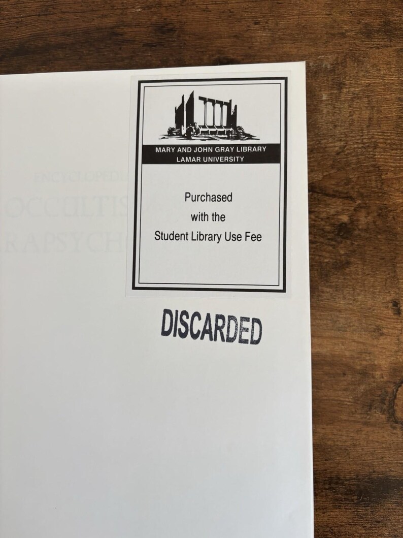 Encyclopedia of occultism & parapsychology vol 1 a–l (1996) gale hardcover. image 8