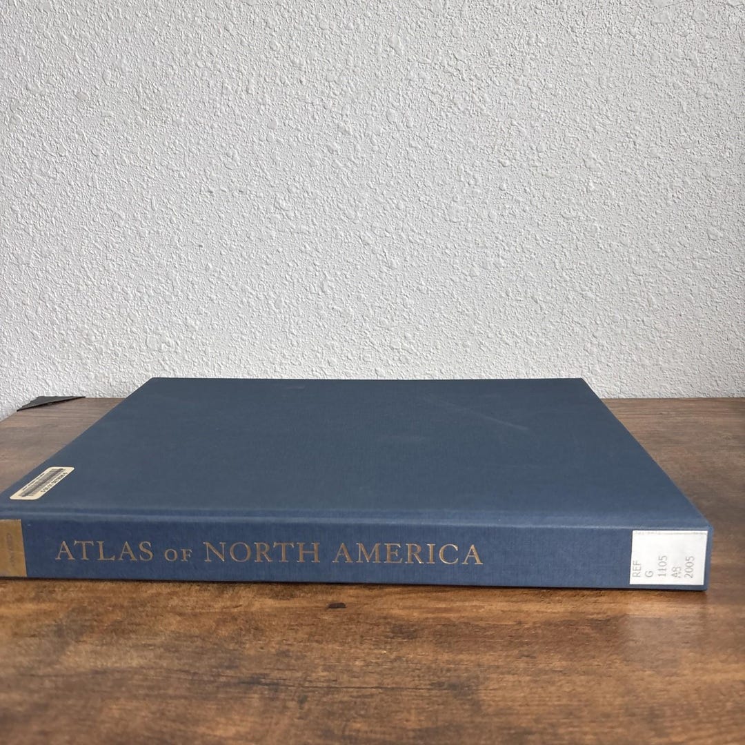 Atlas of North America Oxford University Press 2005 Hardcover Philip’s