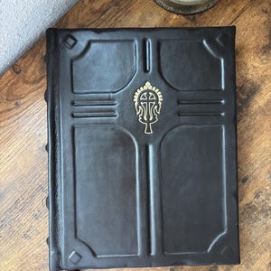Hand Rebound Ethiopian Bible, Genuine Leather, Book of Enoch, Jubilees, Artisan Bound bild 2