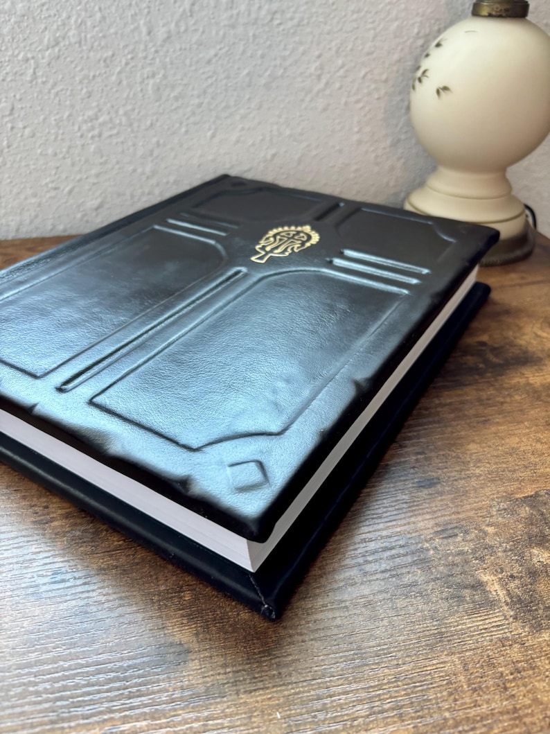 Hand Rebound Ethiopian Bible, Genuine Leather, Book of Enoch, Jubilees, Artisan Bound bild 4