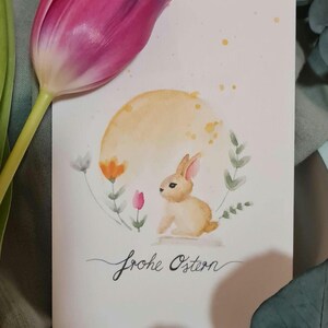 Aquarell Osterkarte, A6