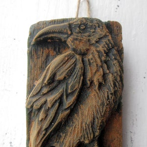 Primitive Blackened Beeswax Crow