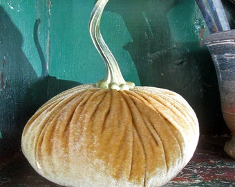 Vintage Velvet Pumpkin