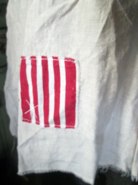 French Apron/Hand Made/Antique Linen - image 3