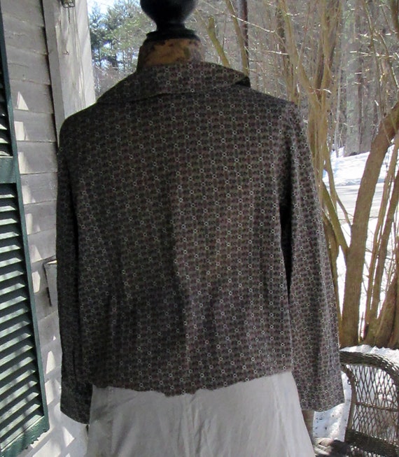 Antique Prairie Blouse/Calico/Farm Wife - image 3