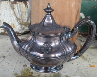 SALE Antique Hotel Silver Tea Pot/Saint Paul Hotel