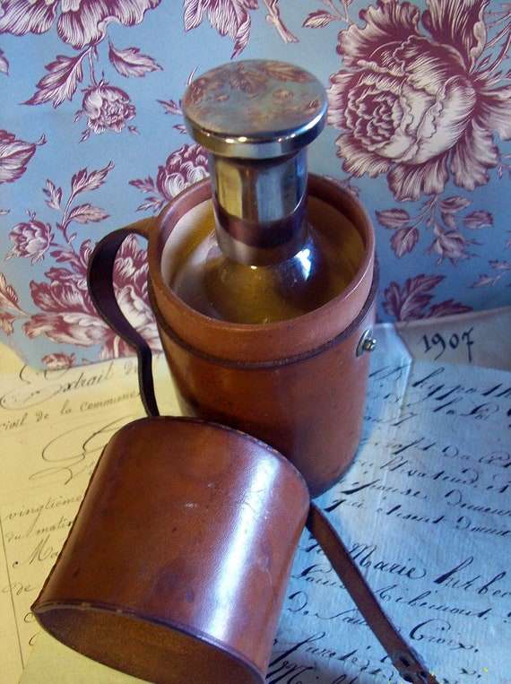 English Edwardian Cologne Perfume Bottle Original 