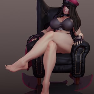 Jury Sitting statue - Painted or Garage Model Kit - Designed by PearForceOne