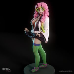 Demon Slayer Statue - Painted or Garage Model Kit - Designed by Torrida Minis