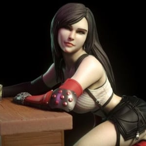 Fantasy Fighter Statue - Painted or Garage Model Kit - Designed by Torrida Minis