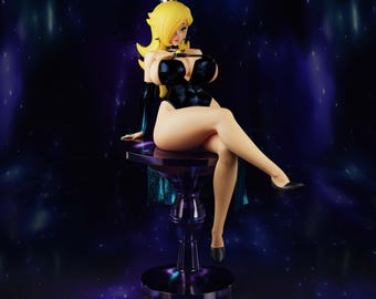 Estátua da Princesa Estrela - Kit de modelo de garagem ou pintado - Projetado por PolyBits