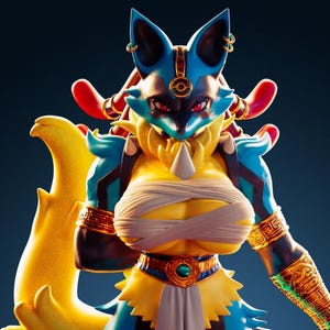 Mega Monster statue - Painted or Garage Model Kit - Designed by Officer Rhu