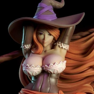 Sorceress statue - Painted or Garage Model Kit - Designed by Torrida Minis