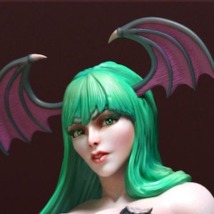 Winged Fighter Statue - Painted or Garage Model Kit - Designed by Torrida Minis