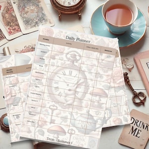 Editable Daily Planner for Teachers Canva Download