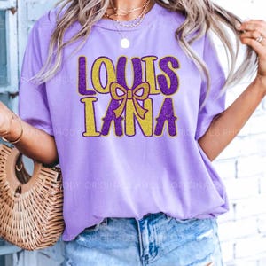 Louisiana - Geaux Tigers- LSU - T-shirt - GameDay - Comfort Colors, Bella Canvas, Gildan Softstyle