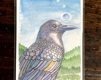 Fine Art Giclée Print of Original Watercolor Painting "Finding Alignment"