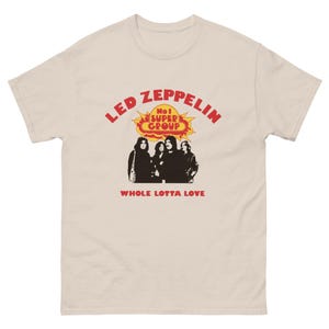 Led Zeppelin Vintage Style Shirt – Retro Rock Band Tee, 70s Style Graphic, Distressed Unisex Concert T-Shirt