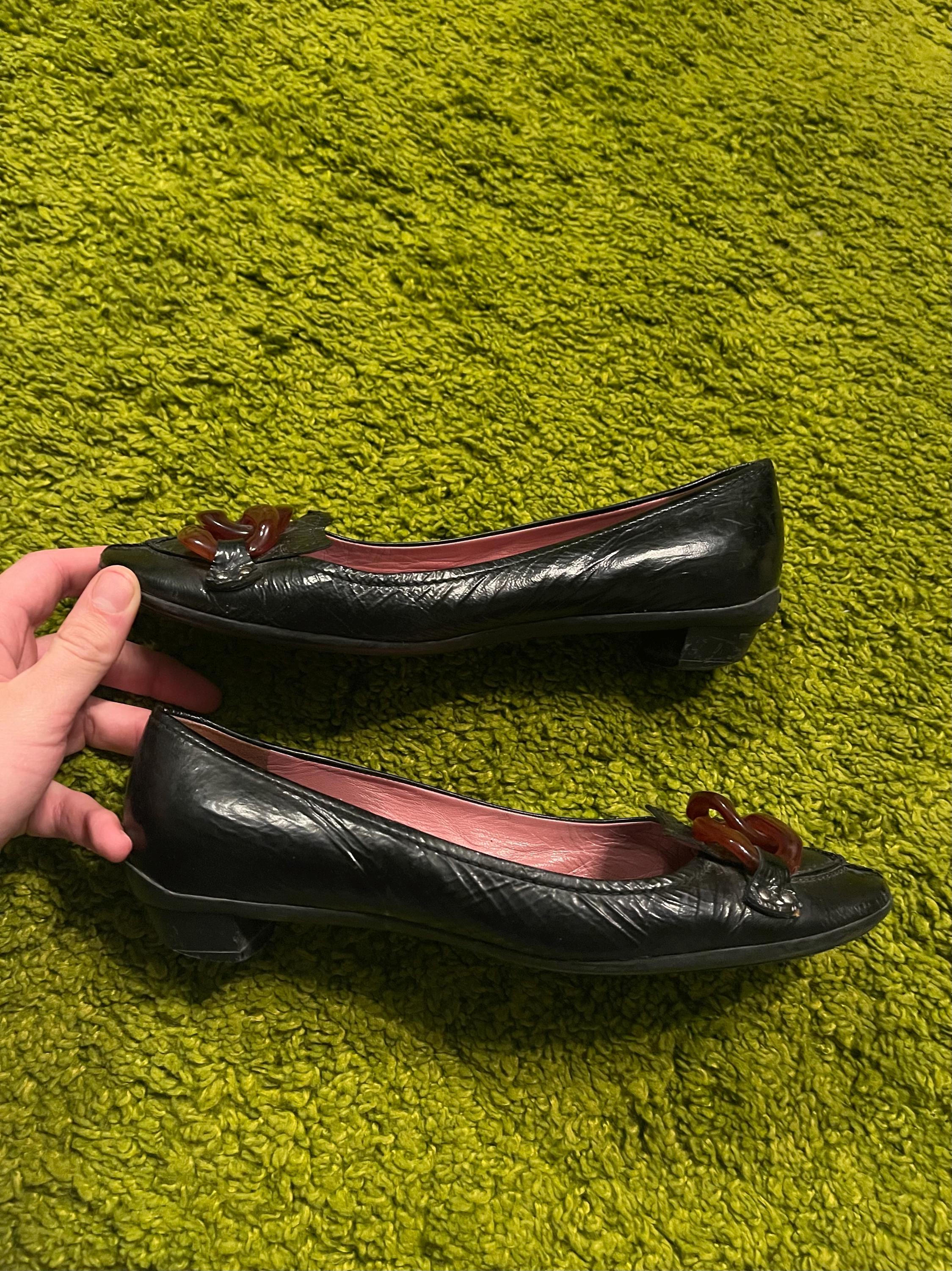 Miu Miu 2000s Archive Vintage Patent Leather Heels Shoes - Etsy