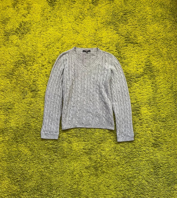 Weekend Max Mara, Max Mara Weekend wool cashmere blend cable knit sweater