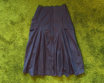 Rundholz avant garde wide cargo maxi skirt