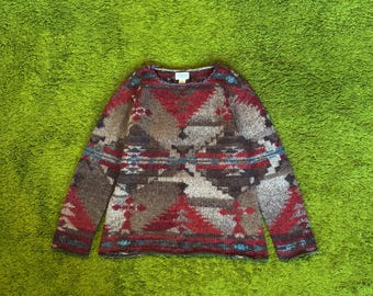 Ralph Lauren Denim & Supply Aztec Navajo Native sweater vintage
