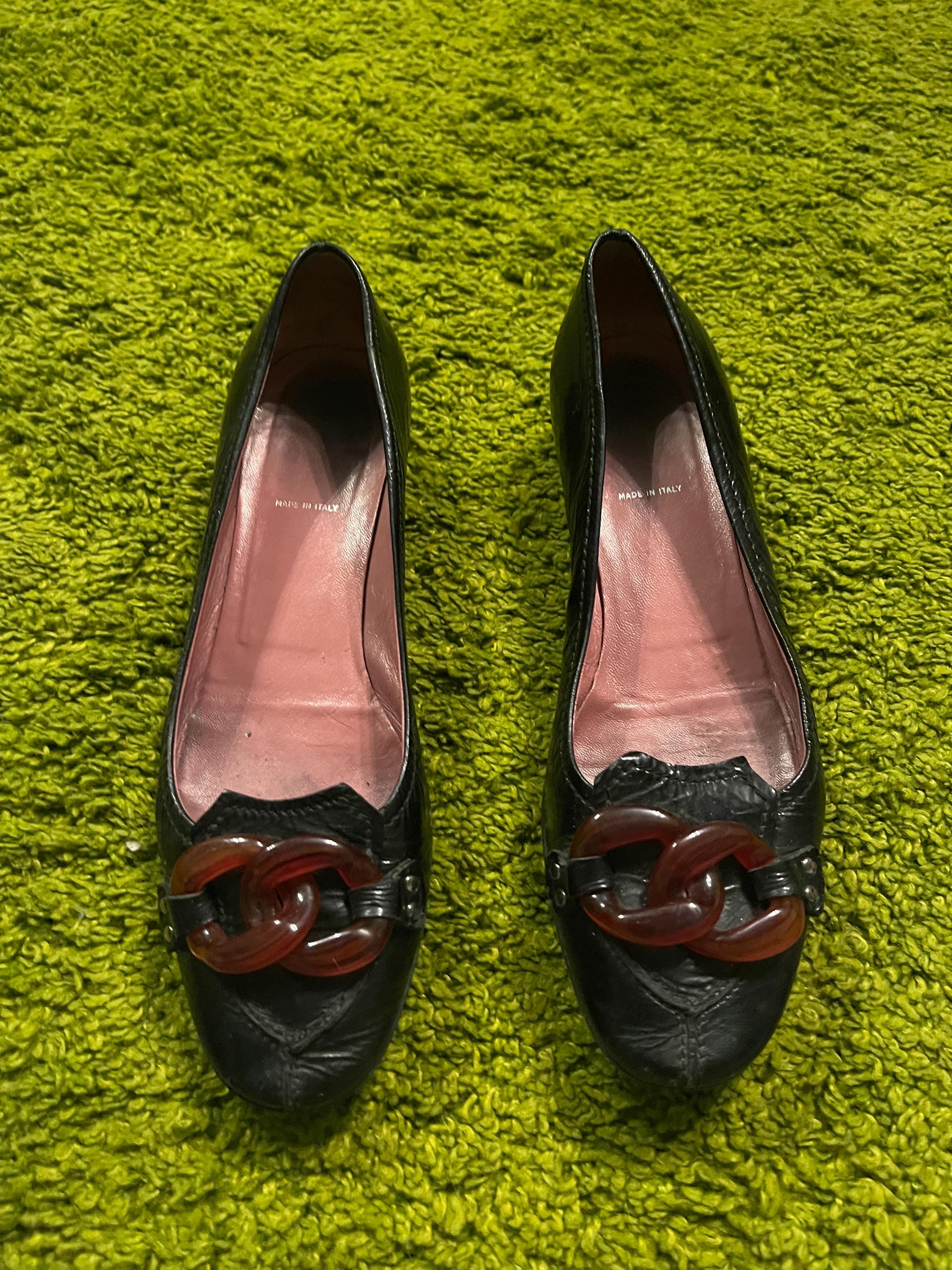 Miu Miu 2000s Archive Vintage Patent Leather Heels Shoes - Etsy