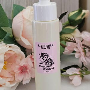 Kitin Milk Body Oil: Hydrating Toffee Chocolate vanilla cake Scent