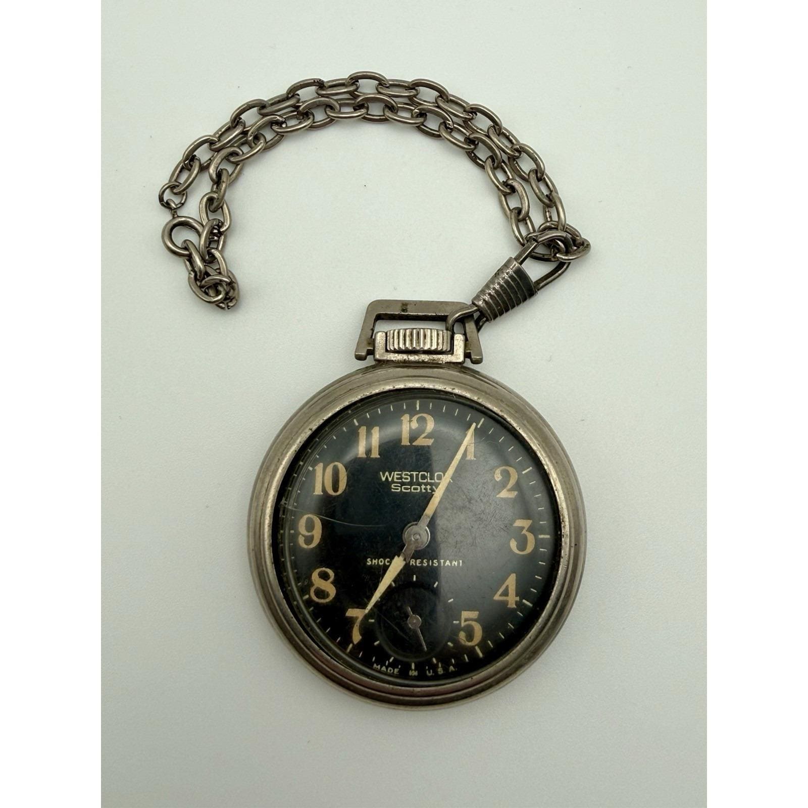Westclox scotty pocket watch - Etsy 日本