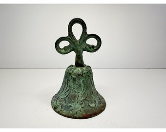 Campanero antiguo/vintage de bronce de mano para iglesia de misión