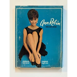 Vintage Ann Robin Seamless Hosiery Stockings Boxed New Old Stock
