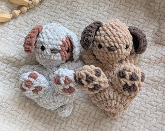 Gehaakt Puppy Lovey | handgemaakte hond | Schattige puppy