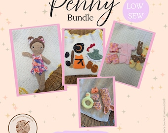 Bundel haakpatronen voor Penny Dolls (PDF-patroon)