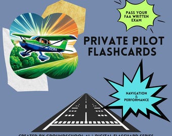 FAA Private Pilot Flashcards – Navigation & Flight Planning Digital Deck