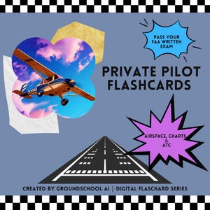 FAA Private Pilot Flashcards - Guide d'étude des systèmes et moteurs d'avion | Téléchargement numérique instantané | GroundSchool AI™