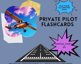 FAA Private Pilot Flashcards – Aircraft Systems & Engines Study Guide | Instant Digital Download | GroundSchool AI™