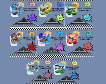 Complete FAA Private Pilot Flashcard Bundle – 400+ Digital Cards for Written Exam Success