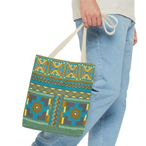 Bunte geometrische afrikanische Einkaufstasche, stilvolle Einkaufstasche für jeden Anlass, umweltfreundliche Tasche, einzigartiges Geschenk, Boho und Afrikaner