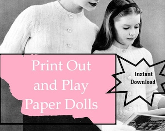 Betsy McCall 1953 Digital paper dolls set