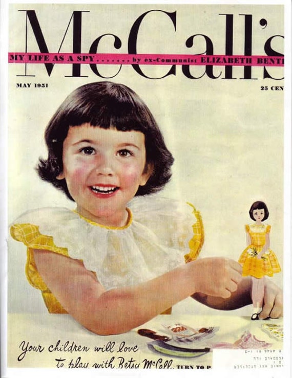 betsy mccall paper dolls 1960s