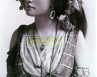 Digital Vintage Gypsy Photo Reprint