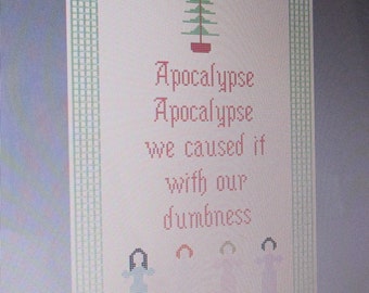 Apocalypse Song Cross Stitch Pattern
