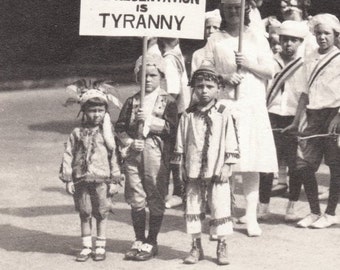 Digital Scan of Original 1919 4th of July Children's Parade