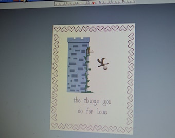 The Things You Do For Love Game of Thrones Cross Stitch Pattern