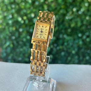 Vintage Zwitserse keizerin Mehanical uit de jaren 70 opwindbaar goudkleurig horloge, 17 juwelen, damescocktailpolshorloges, cadeau voor haar retro, jaren 70 uit het midden van de eeuw